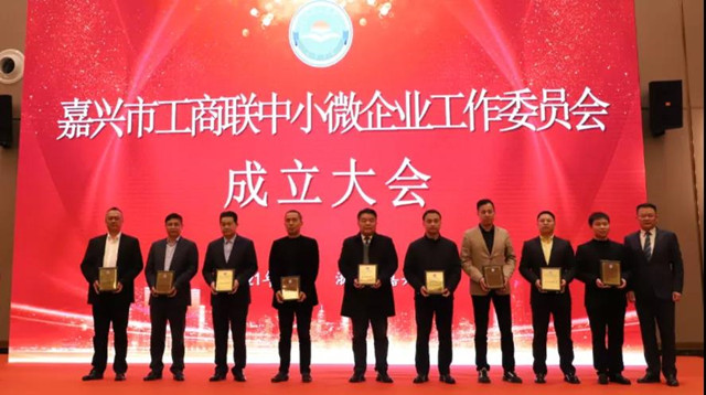 嘉興市工商聯(lián)中小微企業(yè)工作委員會(huì)成立，我司當(dāng)選副主任委員